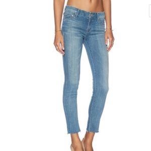 MOTHER The Looker Ankle Fray Jeans Womens Size 29